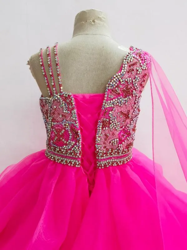 Gorgeous Little Princess Stunning Evening Dress with Cape