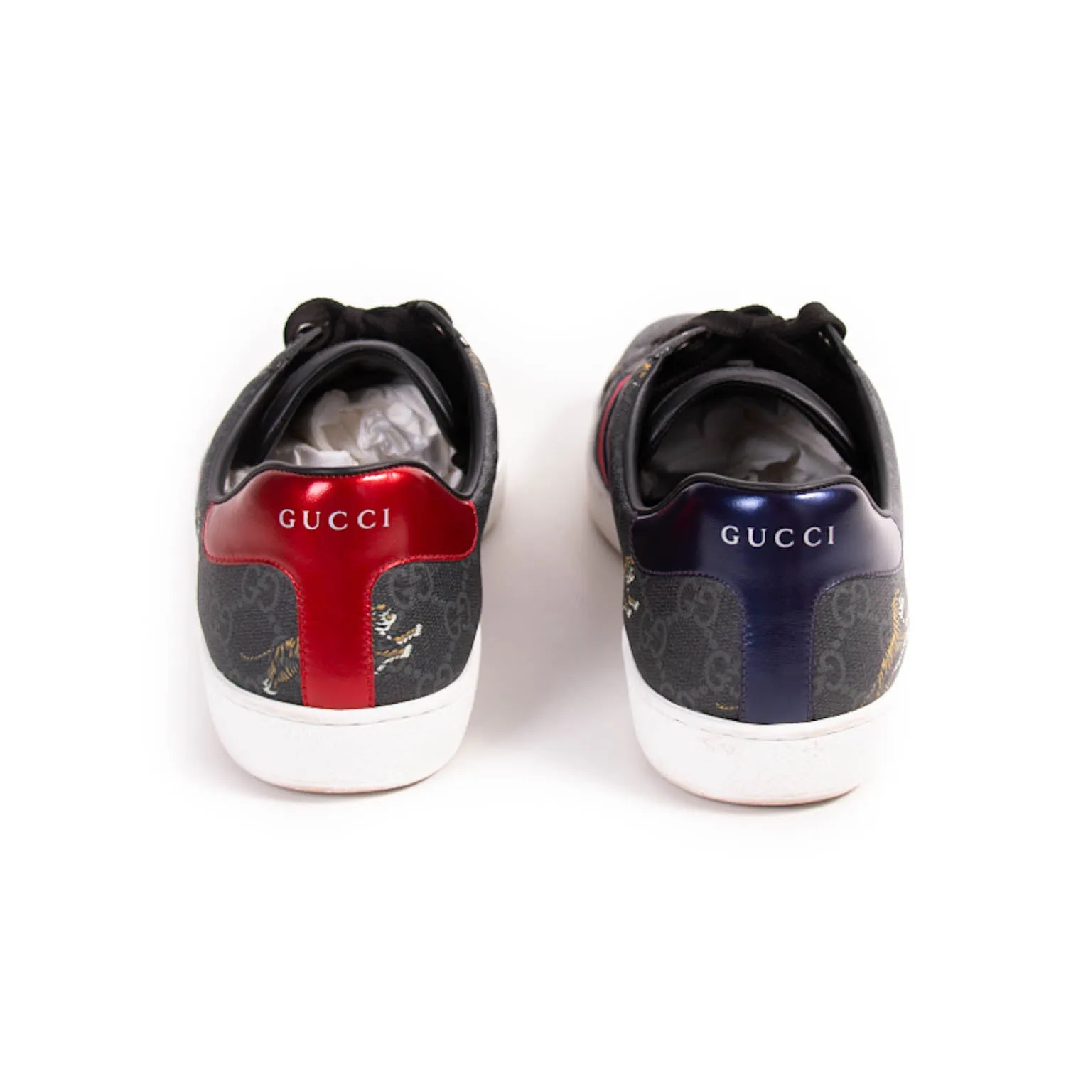 Gucci Ace GG Supreme Tiger Prints Sneakers