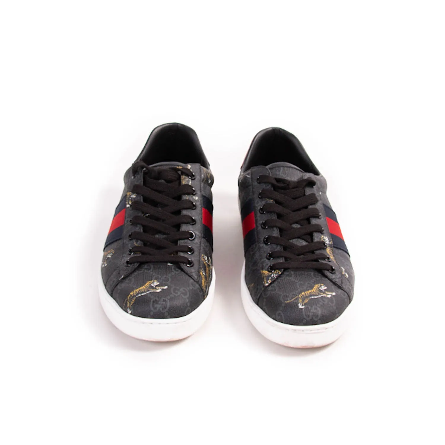 Gucci Ace GG Supreme Tiger Prints Sneakers