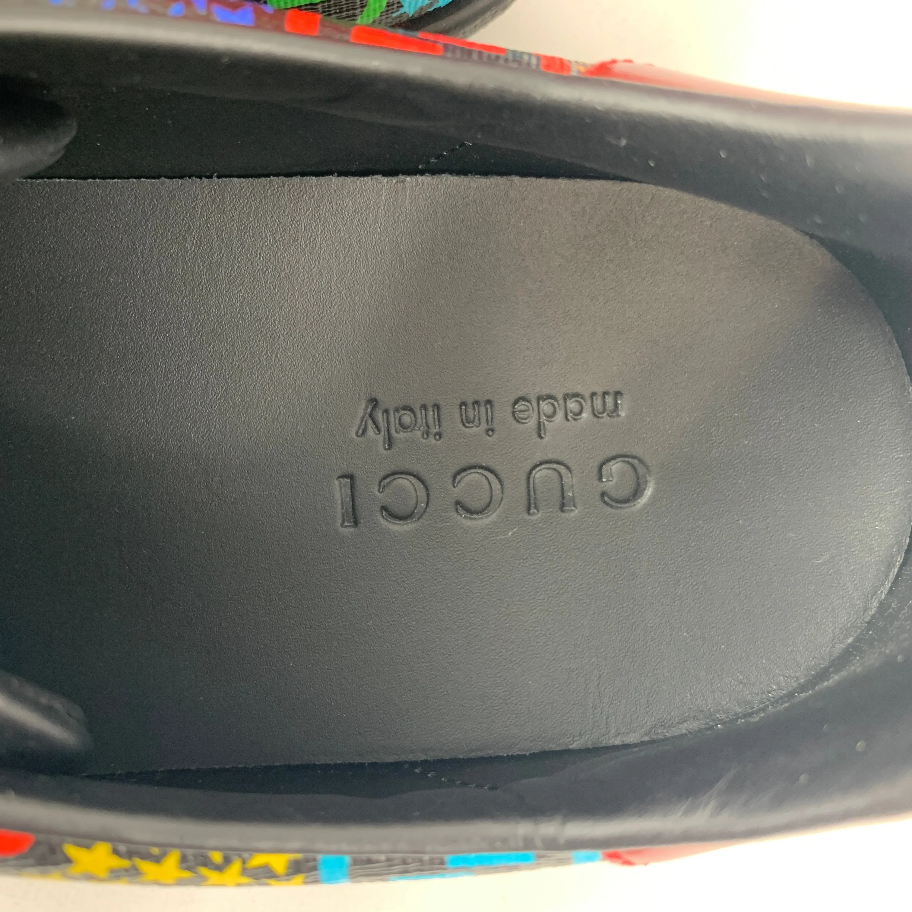 Gucci GG Psychedelic Ace Sneaker in Black