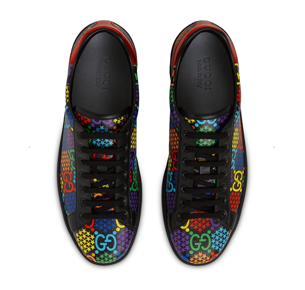 Gucci GG Psychedelic Ace Sneaker in Black