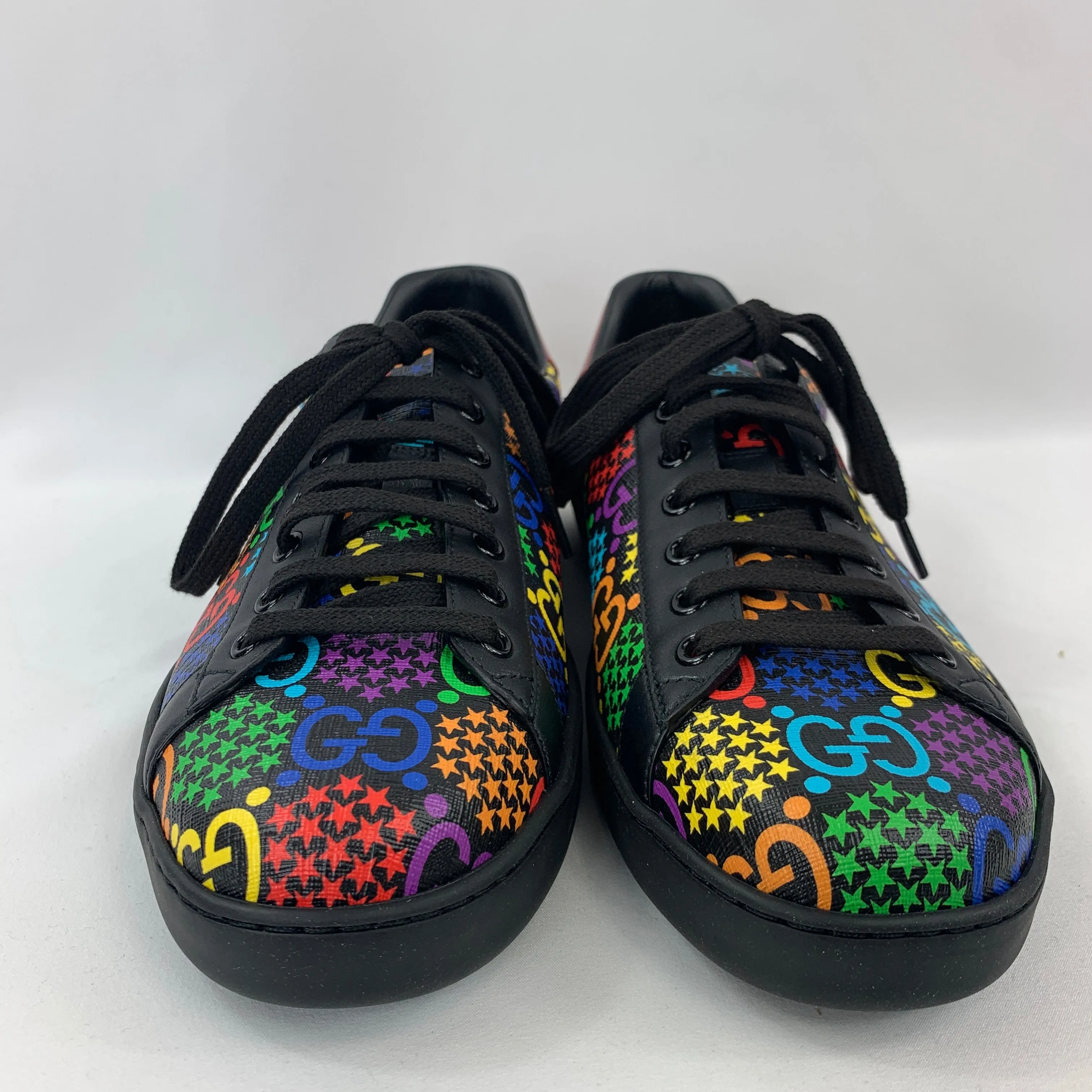Gucci GG Psychedelic Ace Sneaker in Black