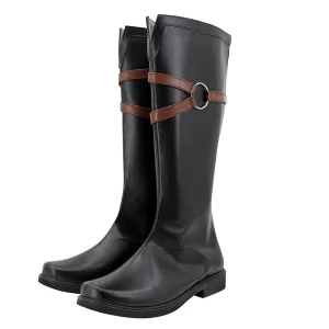 GUILTY GEAR Testament Cosplay Black Boots Halloween Costumes