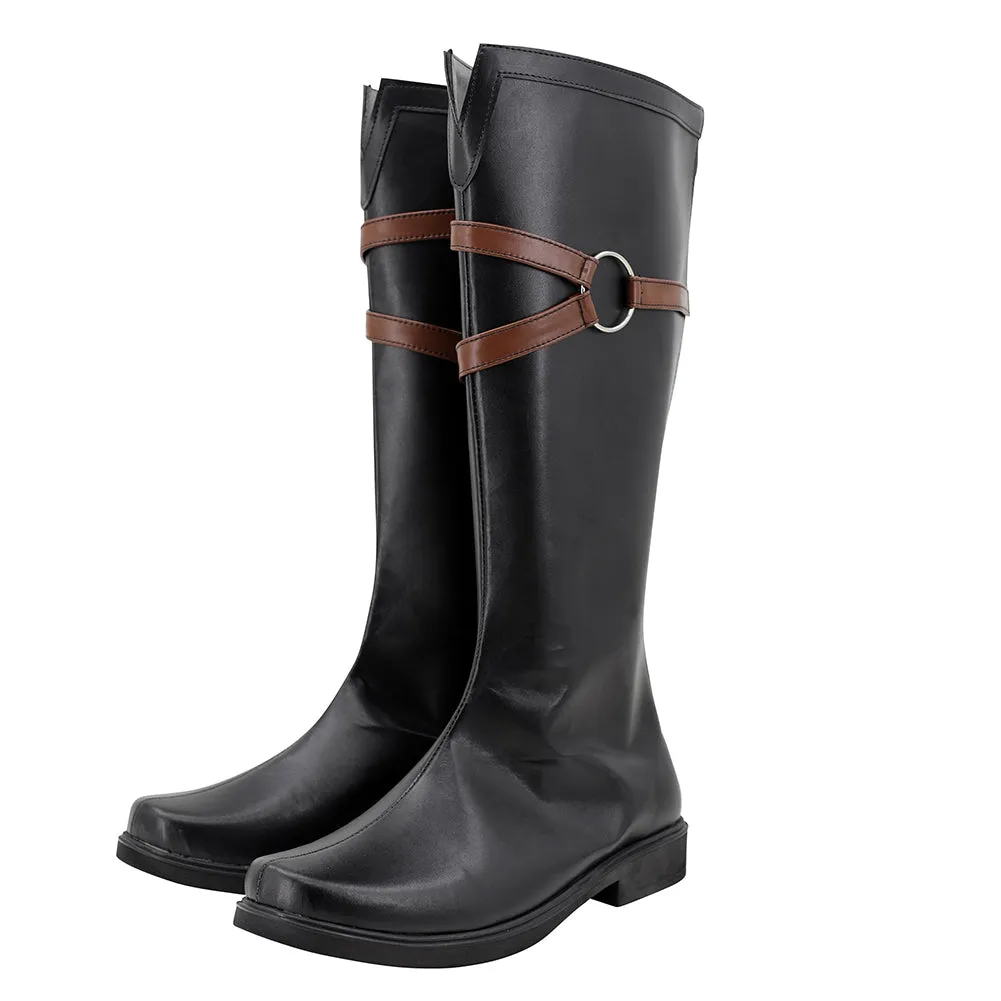 GUILTY GEAR Testament Cosplay Black Boots Halloween Costumes