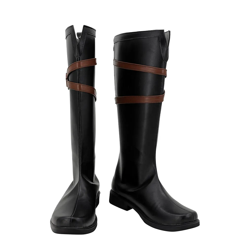 GUILTY GEAR Testament Cosplay Black Boots Halloween Costumes
