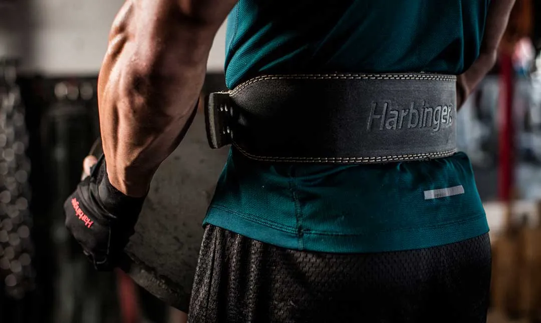 Harbinger 4" PADDED LEATHER BELT