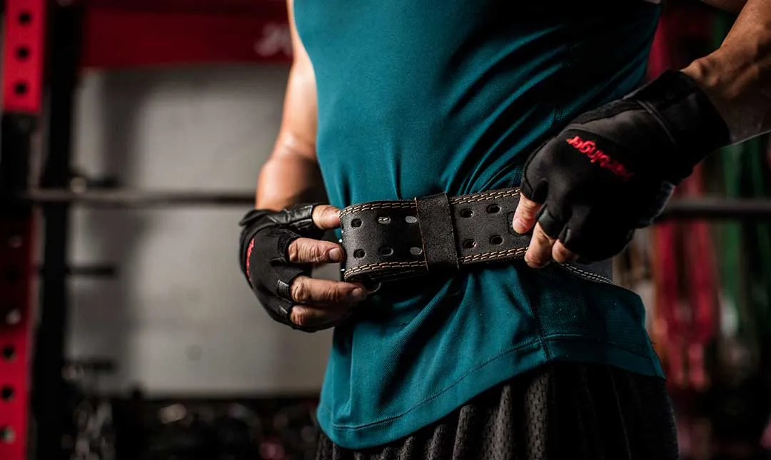 Harbinger 4" PADDED LEATHER BELT