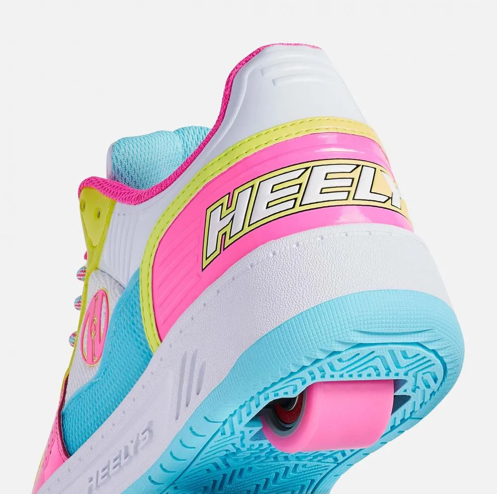 Heelys Rezerve FN Shoes - White / Neon Pink / Aqua / Yellow