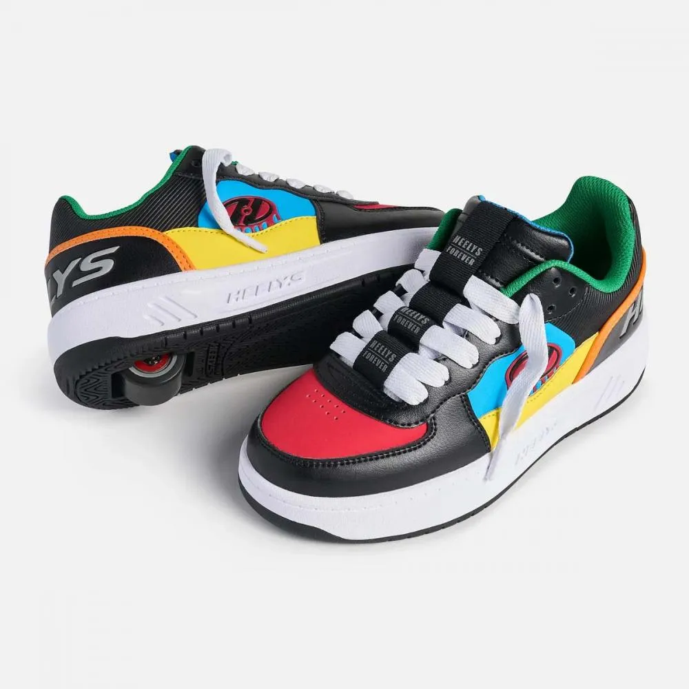 Heelys Rezerve Low Shoes - Black / Red / Cyan / Yellow