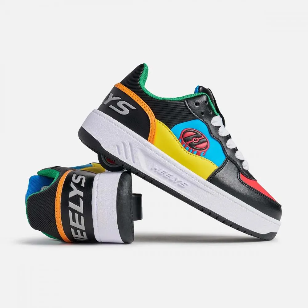 Heelys Rezerve Low Shoes - Black / Red / Cyan / Yellow