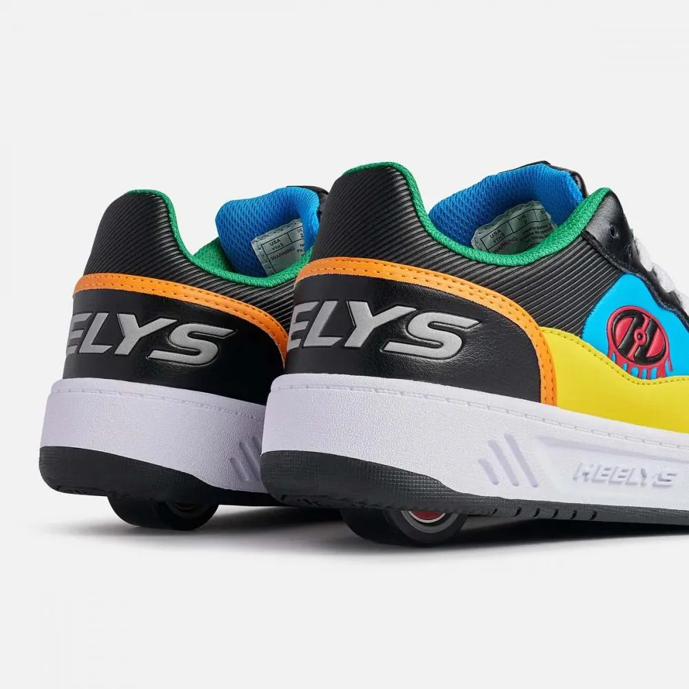 Heelys Rezerve Low Shoes - Black / Red / Cyan / Yellow