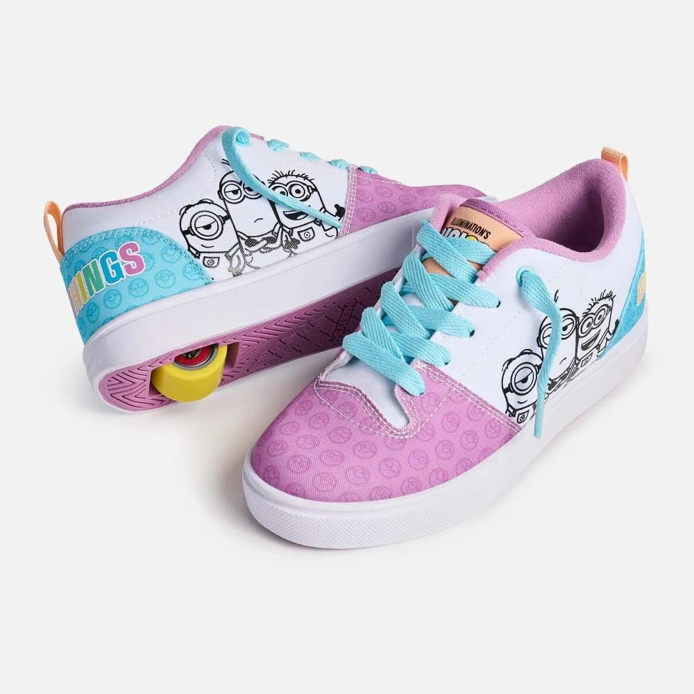 Heelys x Minions Ezzential Shoes - White / Purple / Sky Blue