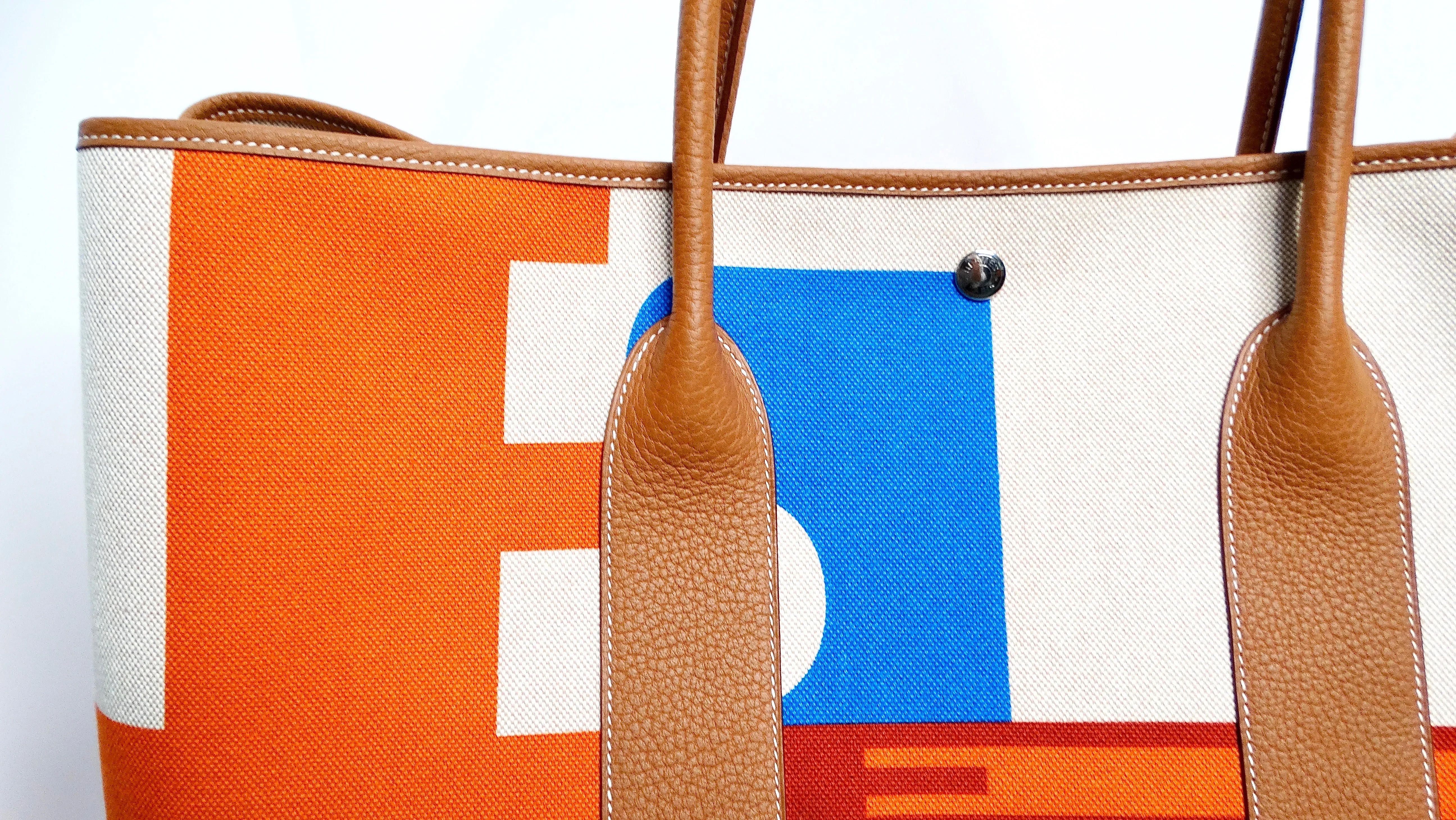 Hermes Capucine Garden Party 49 Voyage Tote Bag