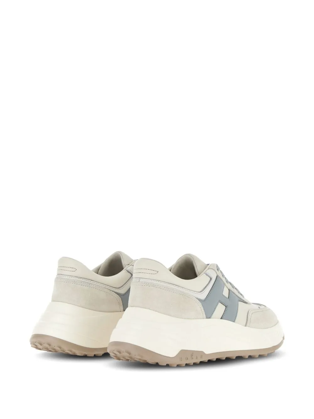 Hi-fi leather sneakers