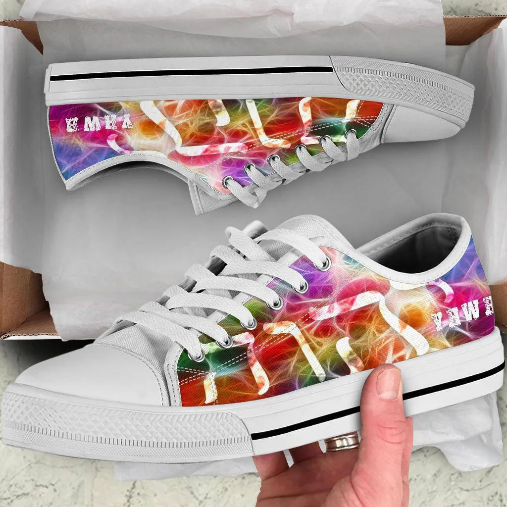 His Name is YHWH - Low-top shoes Custom shoes
