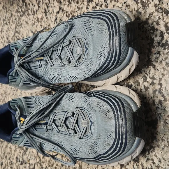 HOKA One One Bondi 6 Men's Blue Running Shoe Size 12.5