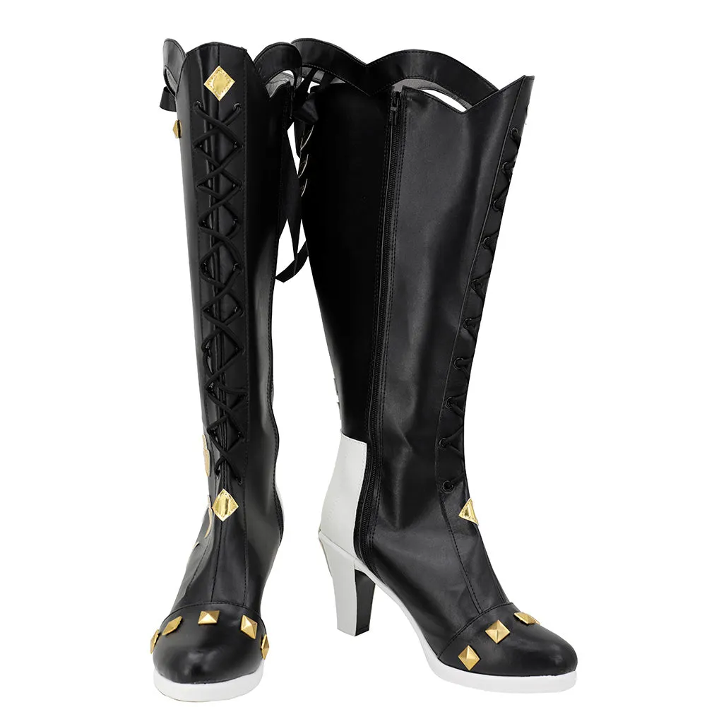 Honkai Impact 3rd Pardofelis Cosplay Black Boots Halloween Costumes