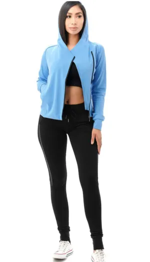 Hooded Athleisure Jogging Suit