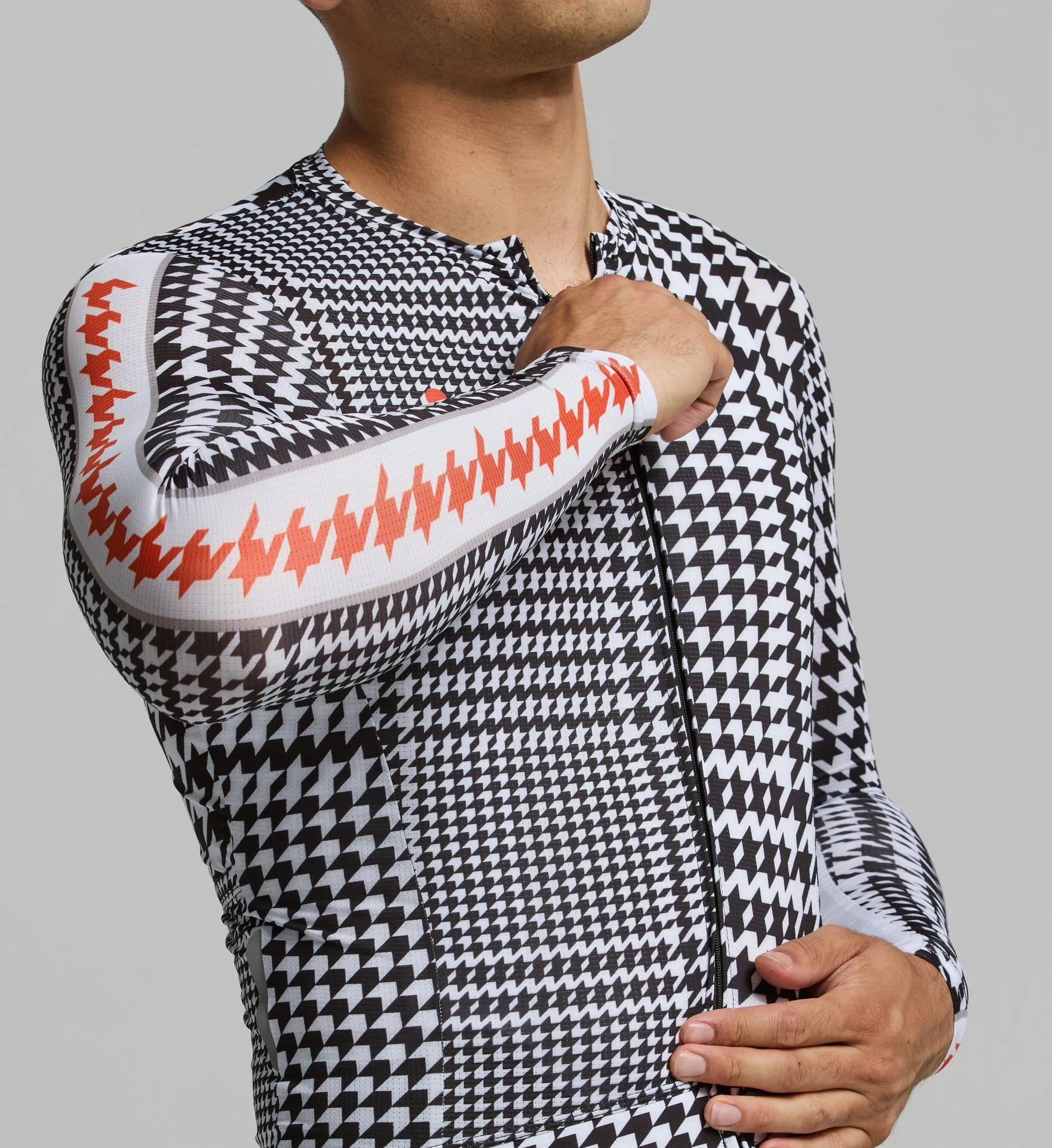 HoundsKNIT / Men's LS Training  Jersey - Monochrome