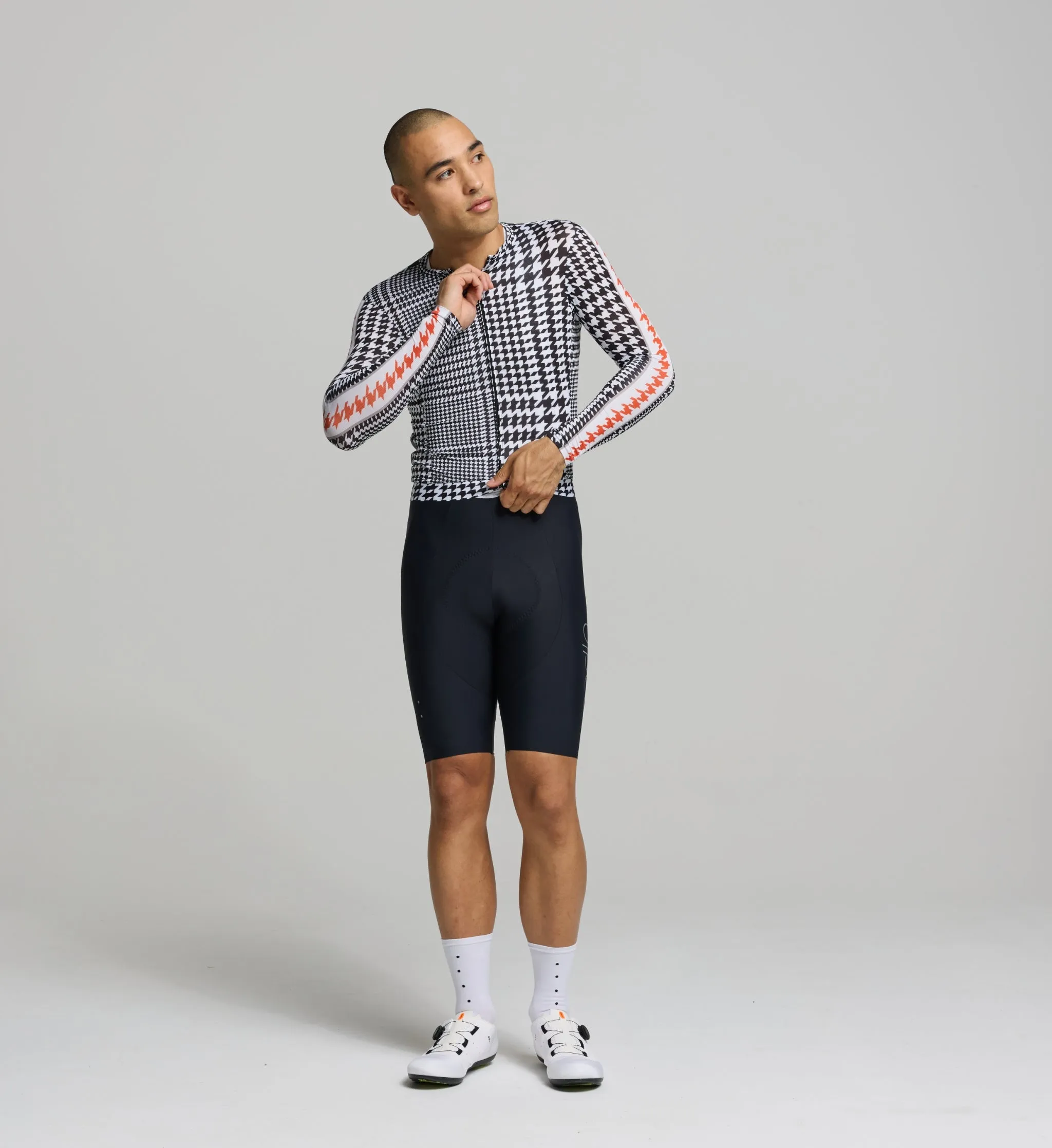 HoundsKNIT / Men's LS Training  Jersey - Monochrome