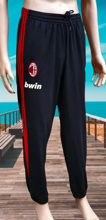 ITALIAN CALCIO AC MILAN 2008-2009 UEFA CHAMPIONS LEAGUE PRESENTATION & TRAINING ADIDAS JOGGING PANTS SIZE MEDIUM 38/40   SOLD !!!