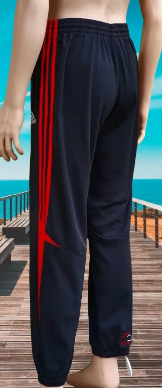 ITALIAN CALCIO AC MILAN 2008-2009 UEFA CHAMPIONS LEAGUE PRESENTATION & TRAINING ADIDAS JOGGING PANTS SIZE MEDIUM 38/40   SOLD !!!