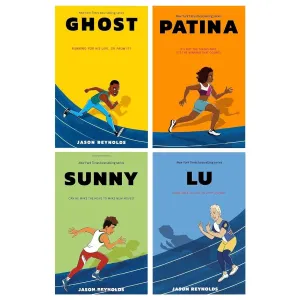Jason Reynolds's Track Series Paperback Collection 4 Books Set (Ghost, Patina, Sunny & Lu)