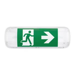 JCC JC110004 Emergency Bulkhead 3W IP65 6000K Maintained/non-maintained White with legends
