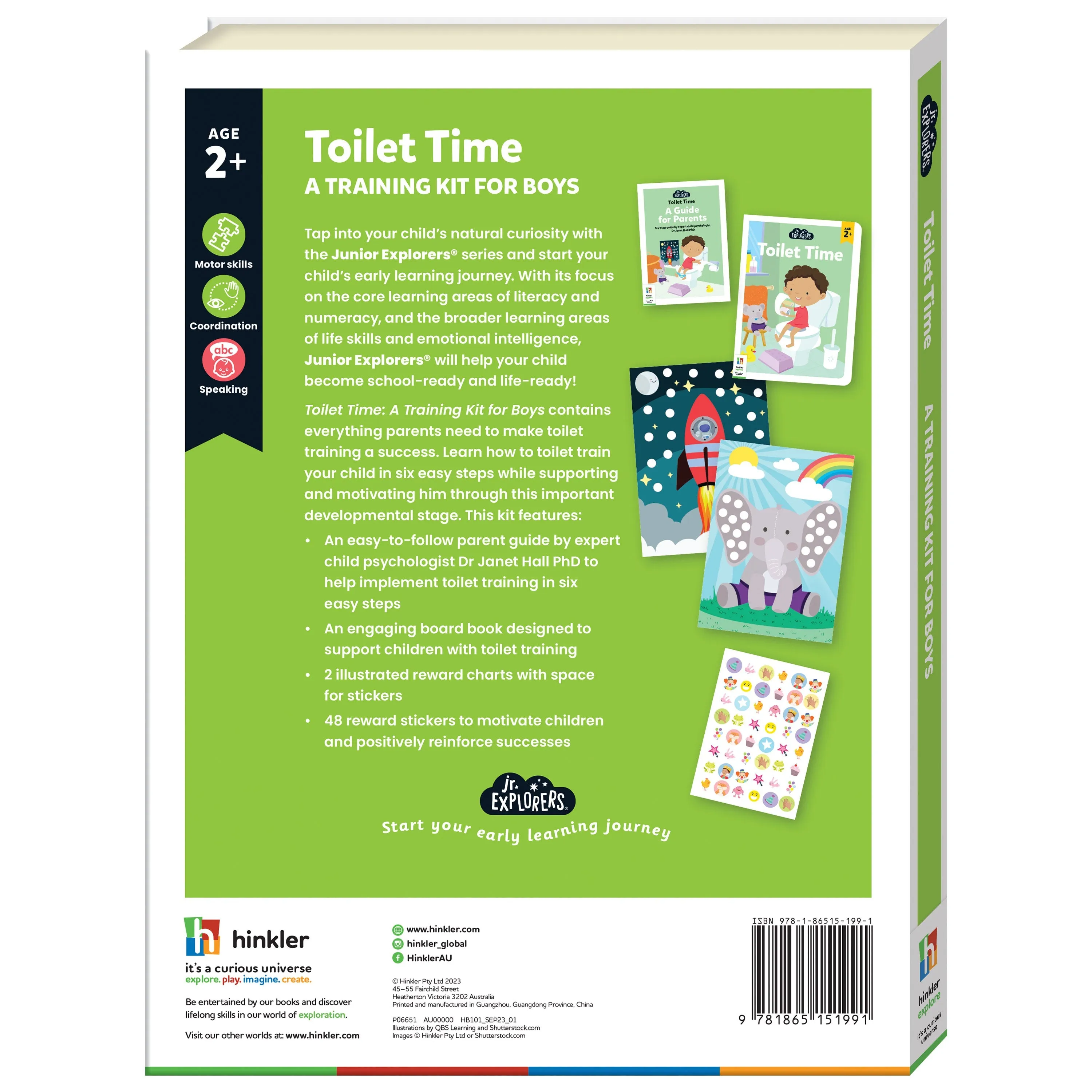 Junior Explorers Toilet Time for Boys