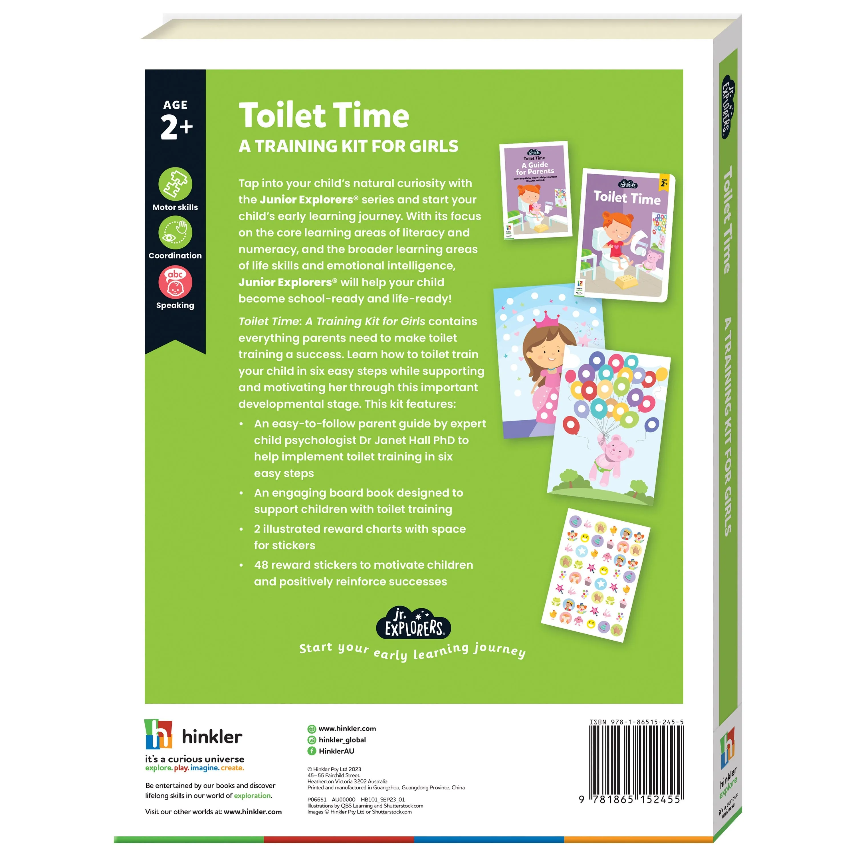 Junior Explorers Toilet Time for Girls