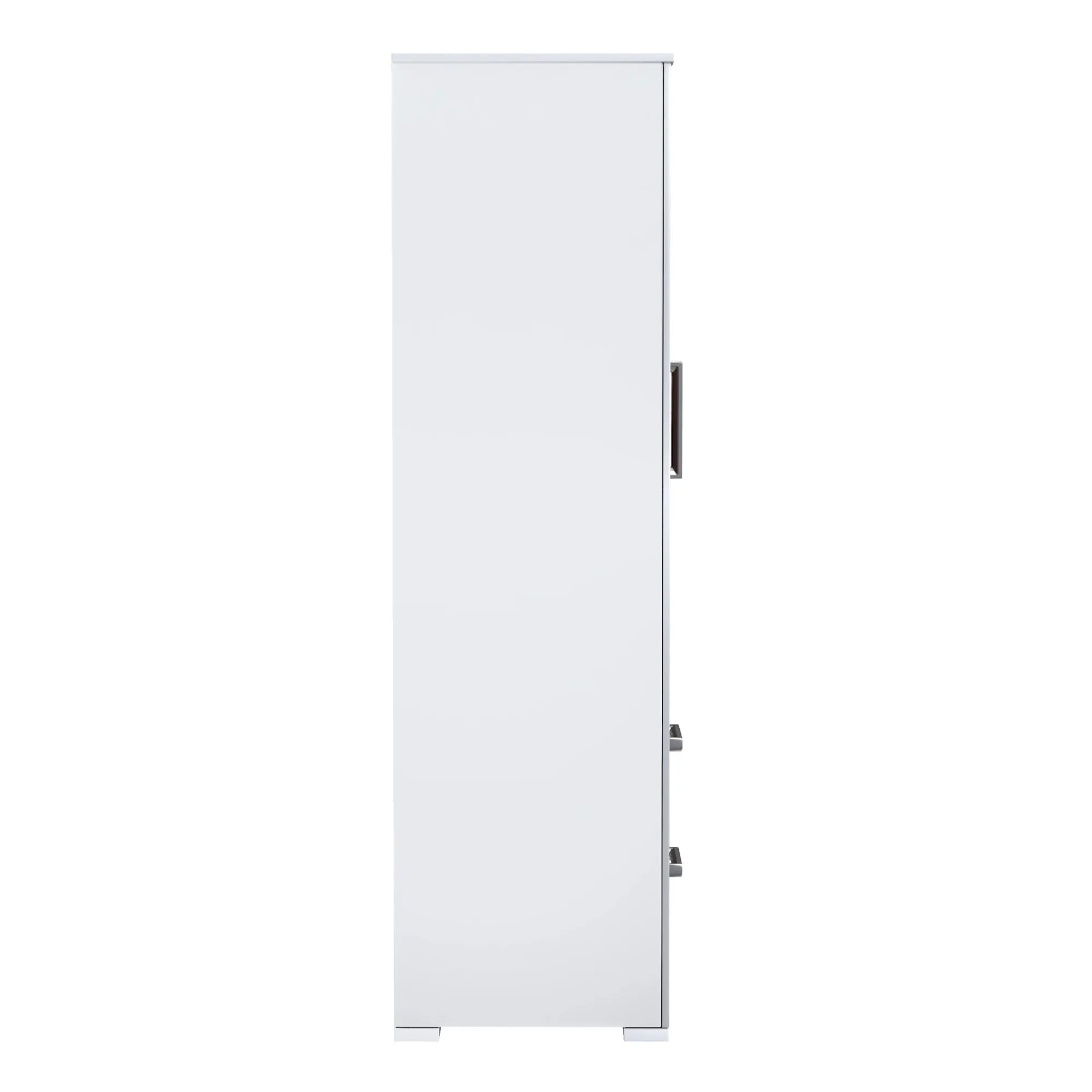 Karlstad Wardrobe - White and walnut