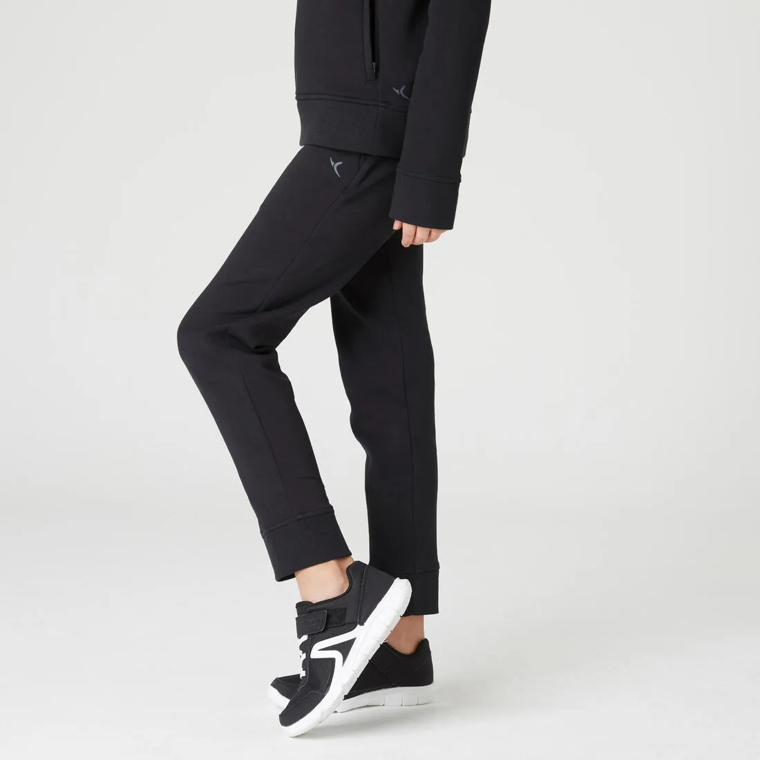 Kids' Breathable Cotton Jogging Bottoms 900 - Light