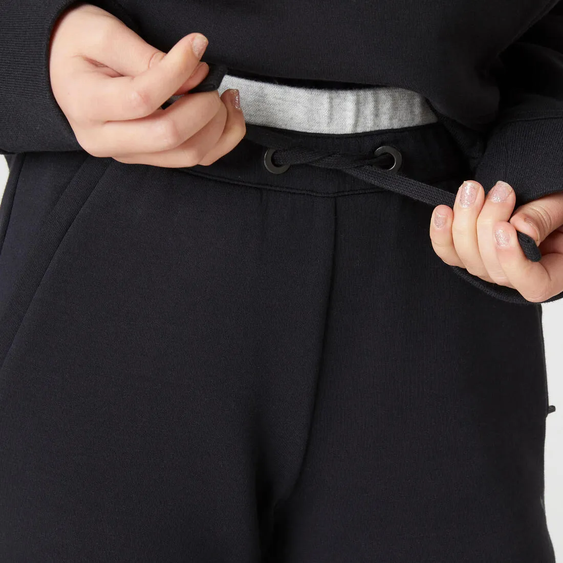 Kids' Breathable Cotton Jogging Bottoms 900 - Light