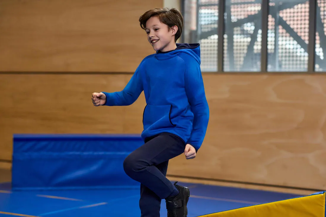 Kids' Warm Brushed Jersey Jogging Bottoms - Navy
