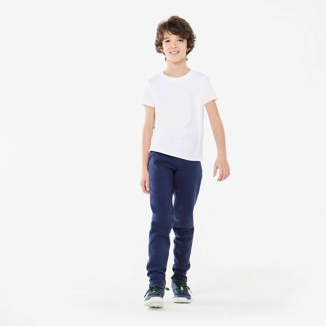 Kids' Warm Brushed Jersey Jogging Bottoms - Navy