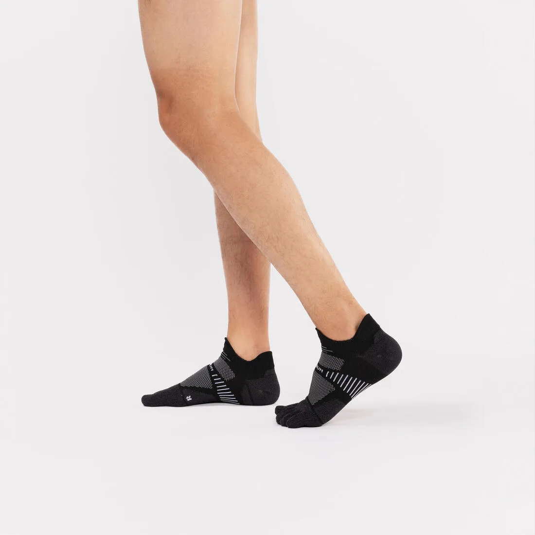 KIPRUN run900 Running 5-Finger Fine Invisible Socks - Black