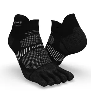 KIPRUN run900 Running 5-Finger Fine Invisible Socks - Black