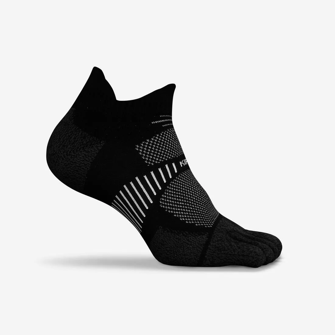 KIPRUN run900 Running 5-Finger Fine Invisible Socks - Black