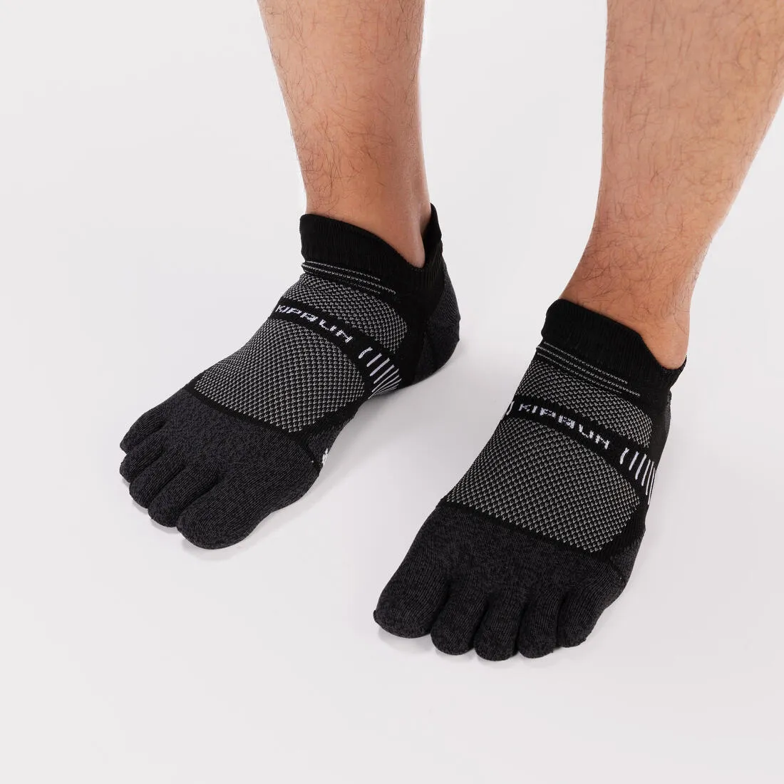 KIPRUN run900 Running 5-Finger Fine Invisible Socks - Black