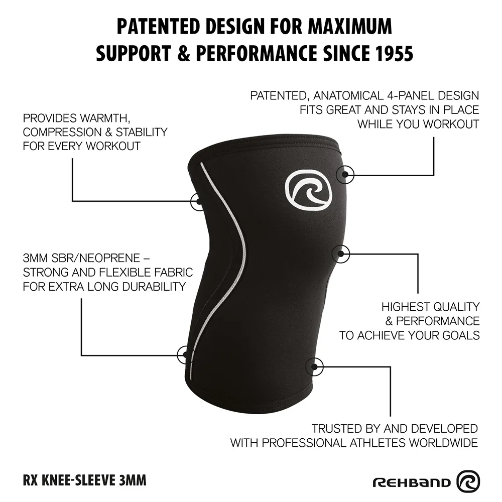 Knee Support RX 3mm - Rehband