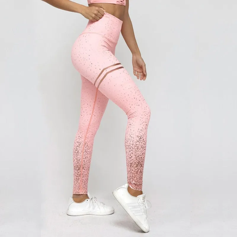 LAISIYI Printed Leggings Women Fitness Leggings For Women Pink Jeggings Sportswear Femme High Waist Exercise Leggings Women