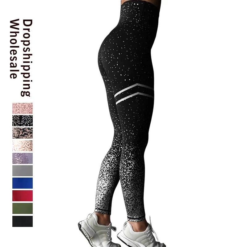 LAISIYI Printed Leggings Women Fitness Leggings For Women Pink Jeggings Sportswear Femme High Waist Exercise Leggings Women