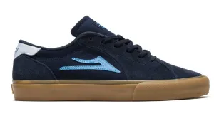 LAKAI SKATE SHOES: FLACO 11. Navy/Gum. Size 7,9