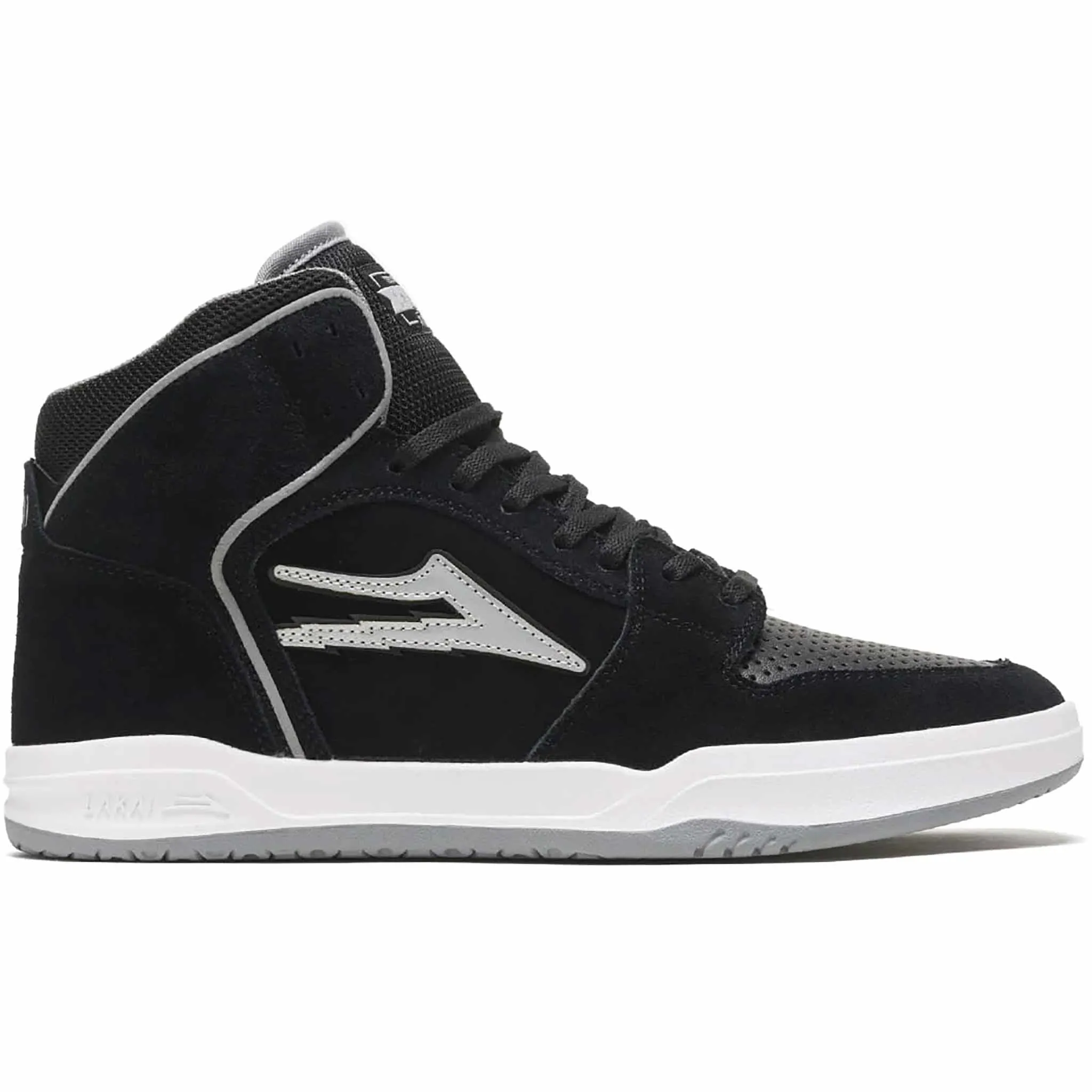 Lakai Telford Black Reflective Suede