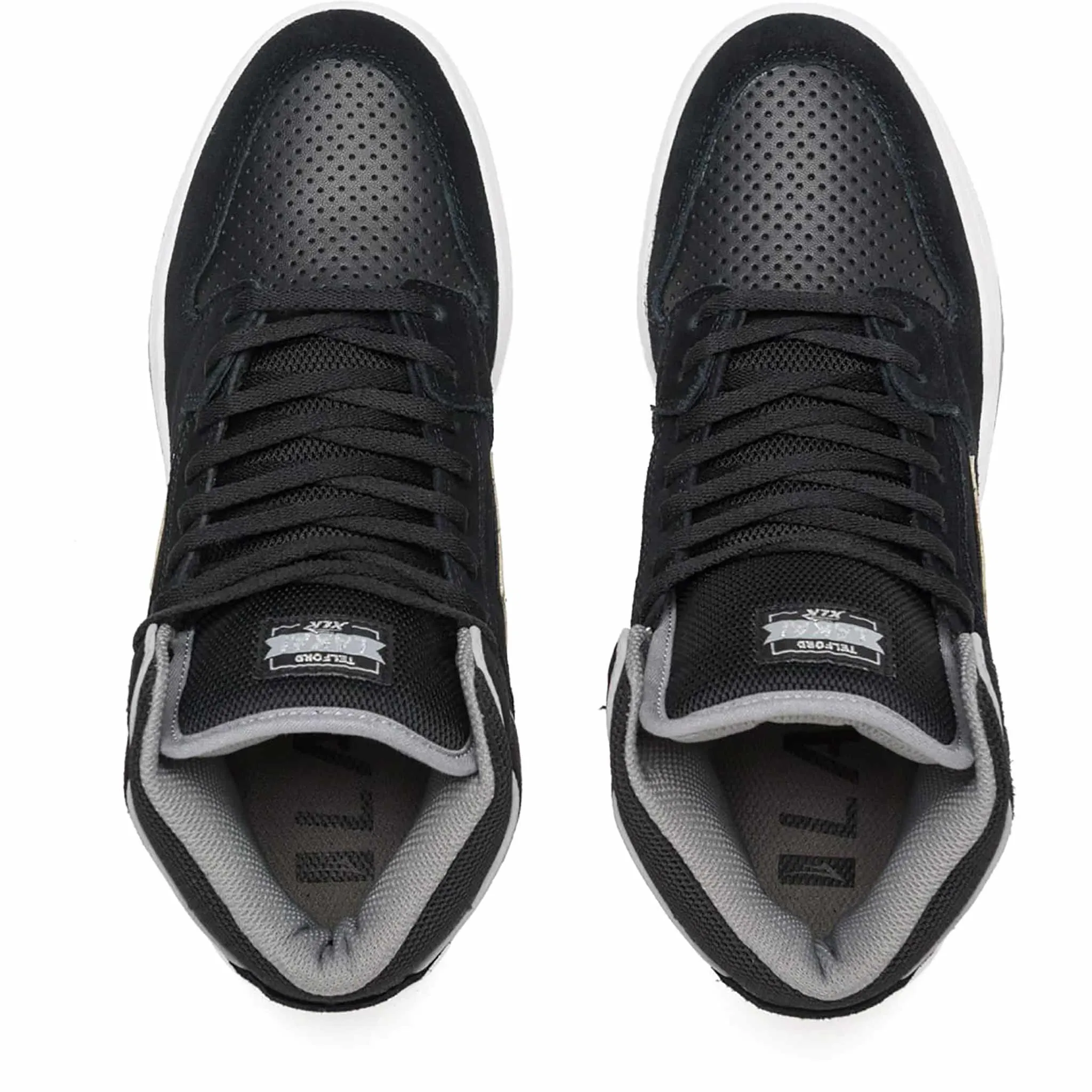 Lakai Telford Black Reflective Suede