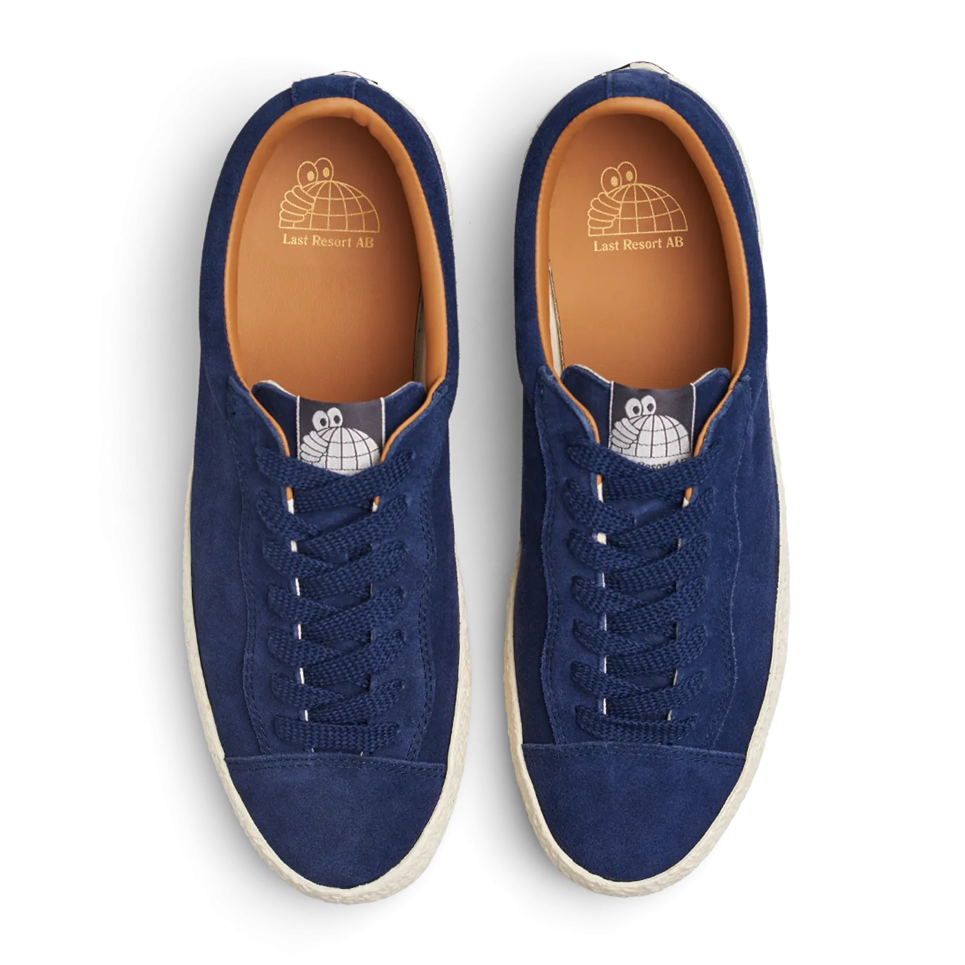 Last Resort VM002 Suede Lo Deep Blue/White Skateboard Shoe