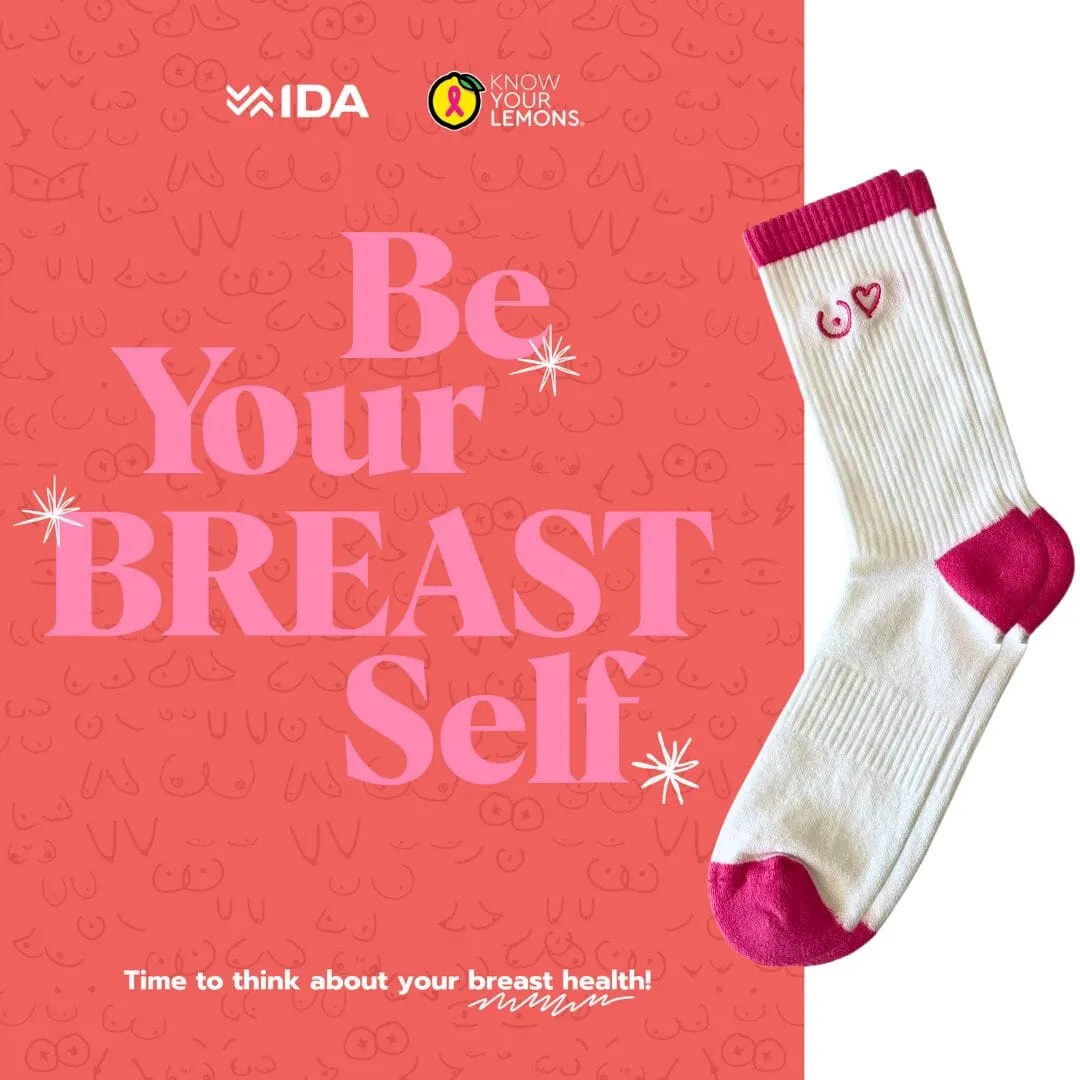 Limited Edition Breast Self, IDA Training Socks