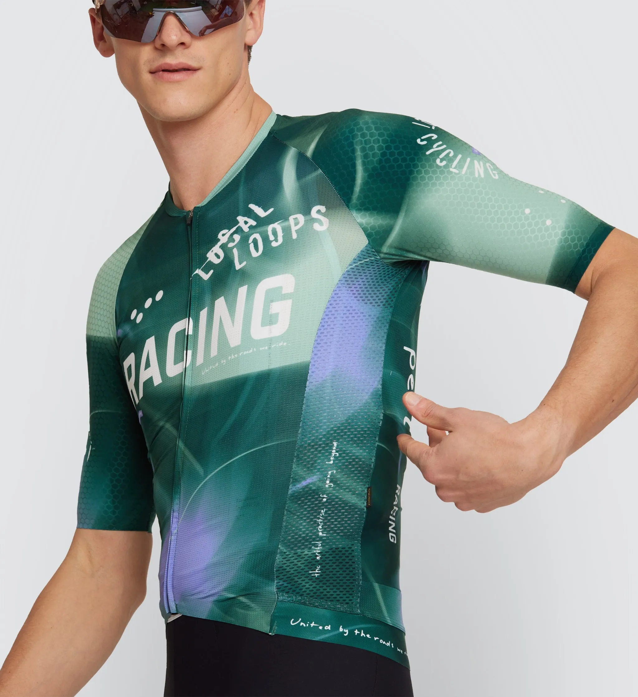 LOCAL LOOPS / Men's Pro Pursuit 2.0 Jersey - Race Pine