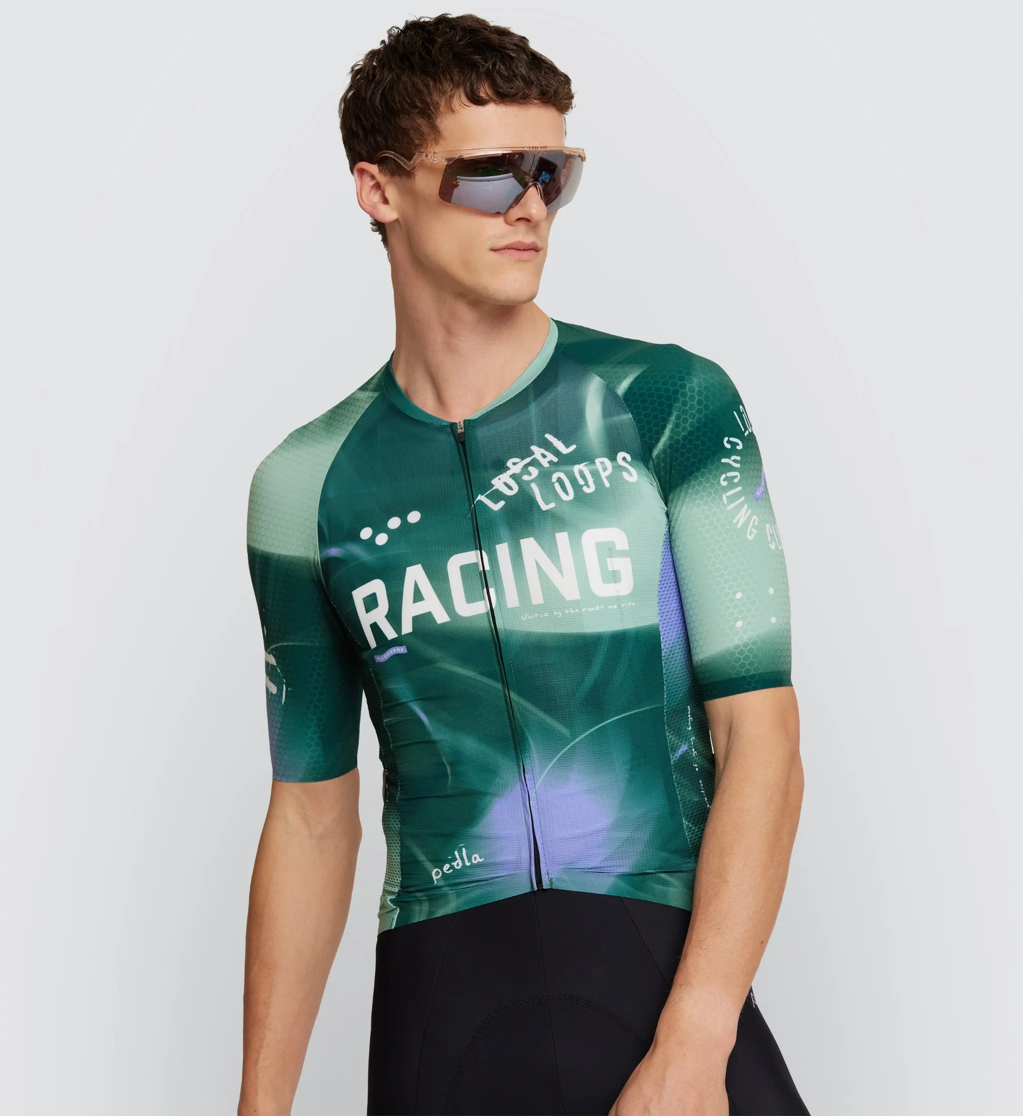 LOCAL LOOPS / Men's Pro Pursuit 2.0 Jersey - Race Pine