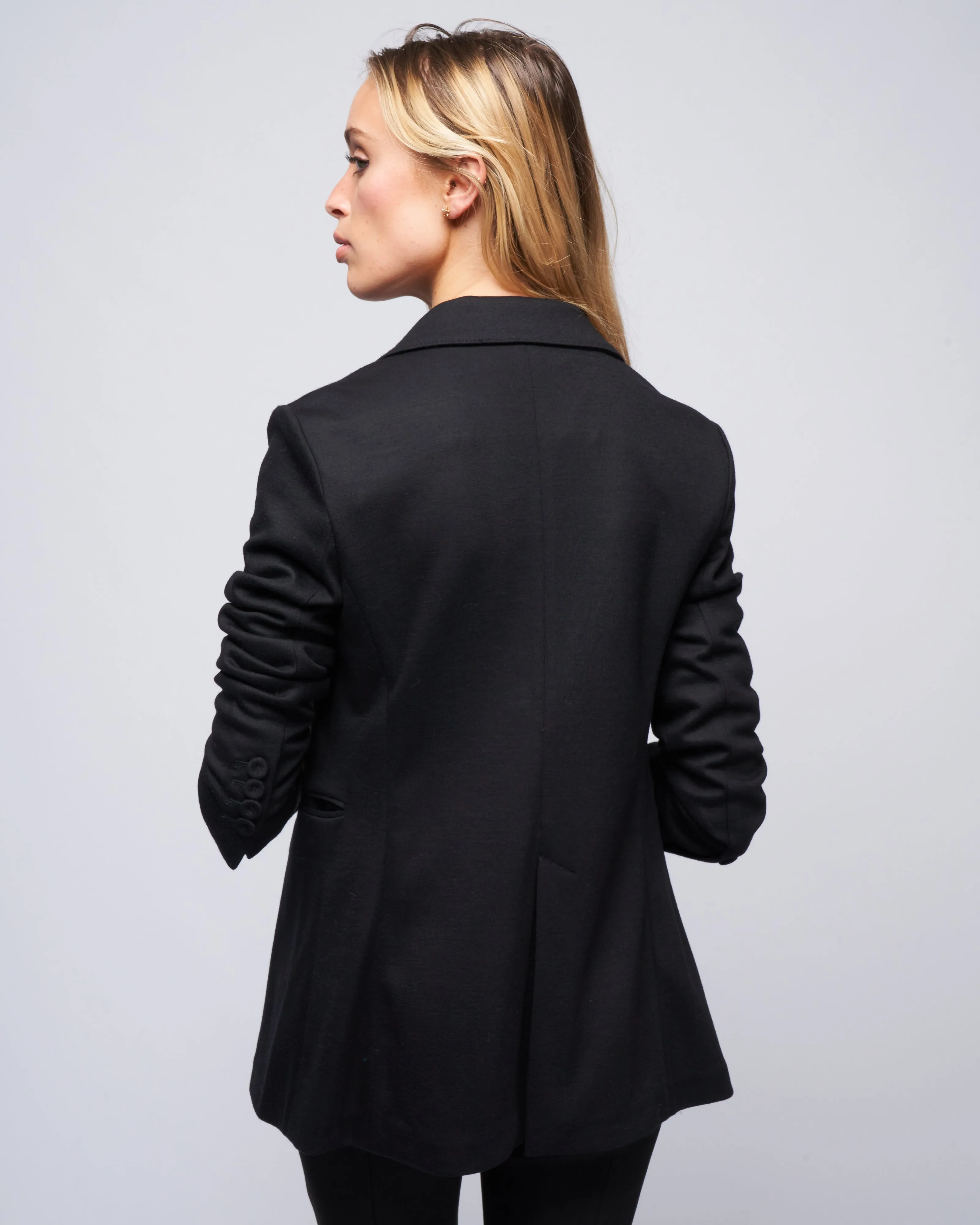 long lbt jacket - nero